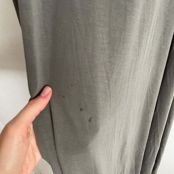 Flowy High Low Green Dress - Picture 6 of 7